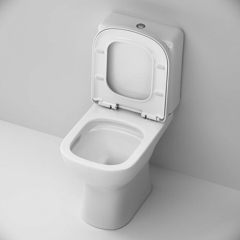 Унитаз напольный AM.PM Sunny 2.0 C85C8601SC безободковый с сиденьем микролифт, белый