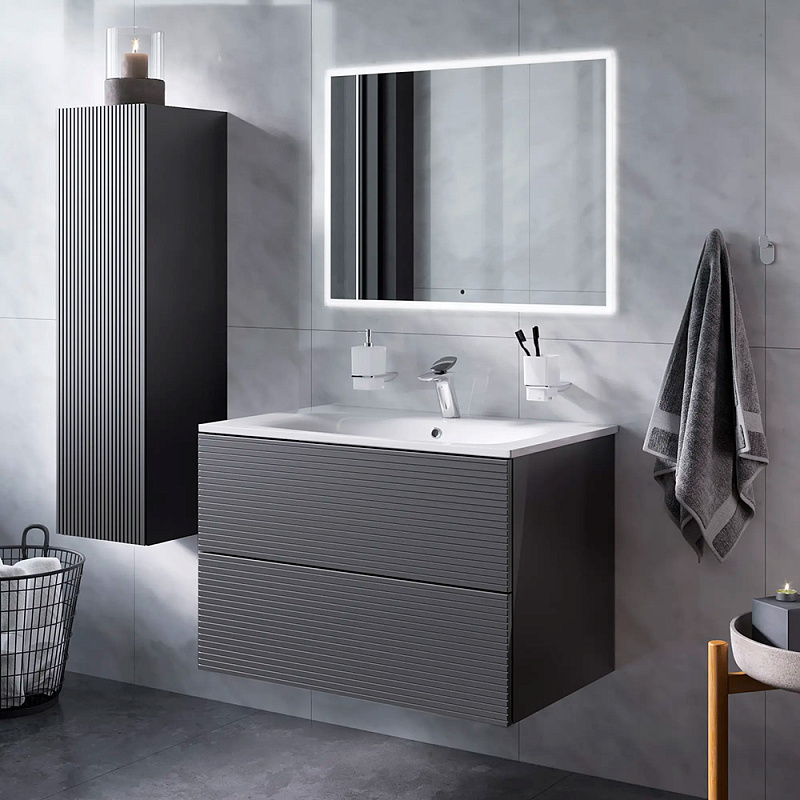 Шкаф-пенал для ванной 35 AM.PM Struktura M9SCHR0356GMVS навесной, под дерево