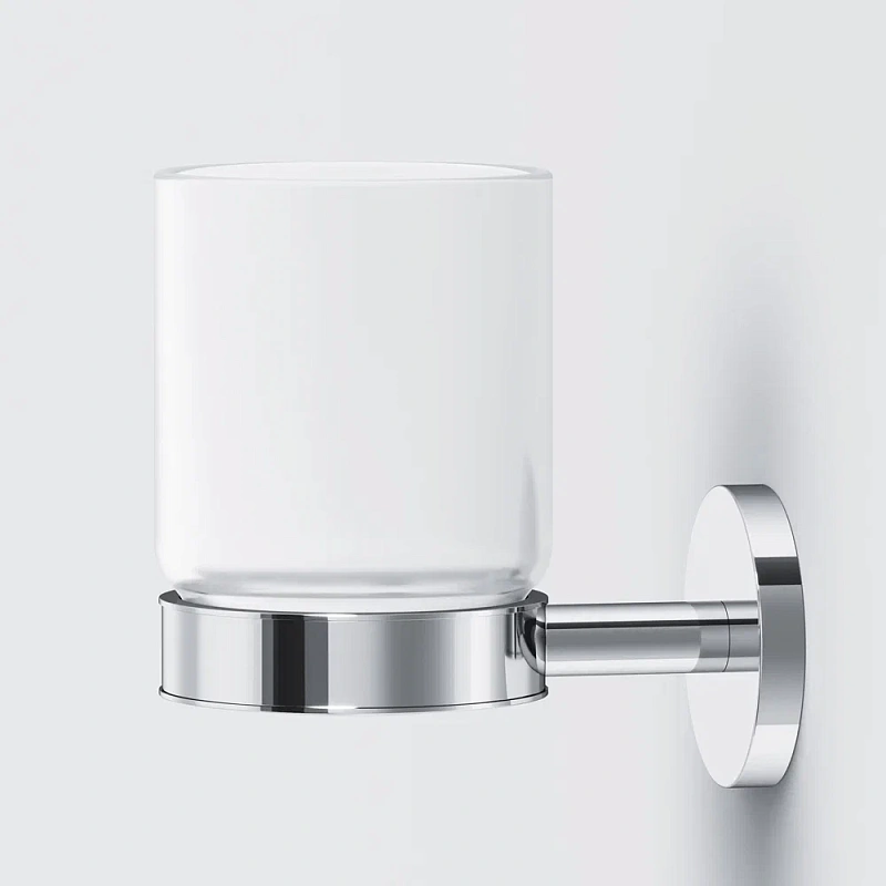 Стакан для зубных щеток настенный AM.PM X-Joy A85A34300 стеклянный, хром