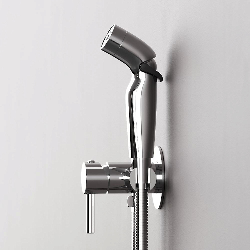 Гигиенический душ со смесителем AM.PM Above F0H9X000 хром встраиваемый