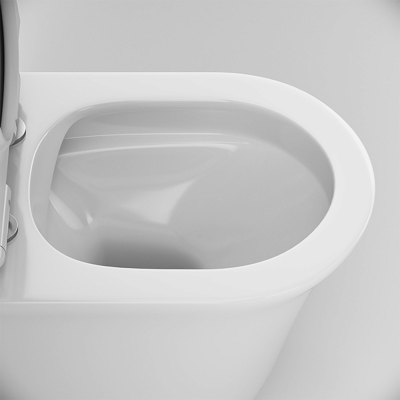 Унитаз подвесной AM.PM Force C9F1700LMSC безободковый с сиденьем микролифт, белый