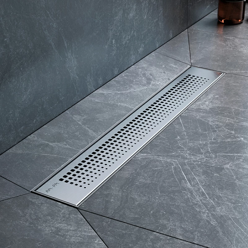 Душевой трап (лоток) 50 AM.PM PrimeFlow W02SC-P11-050-01SB комбинированный затвор со стальной матовой решеткой