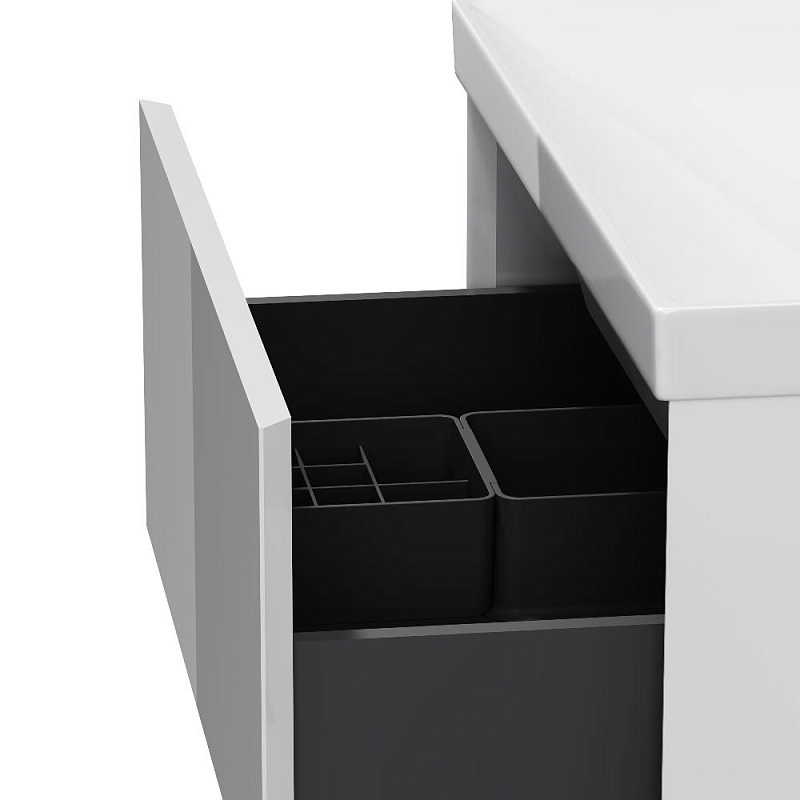 Тумба с раковиной 60 AM.PM Above M9X-FHX0602WG-WCC0600WG подвесная белая глянцевая