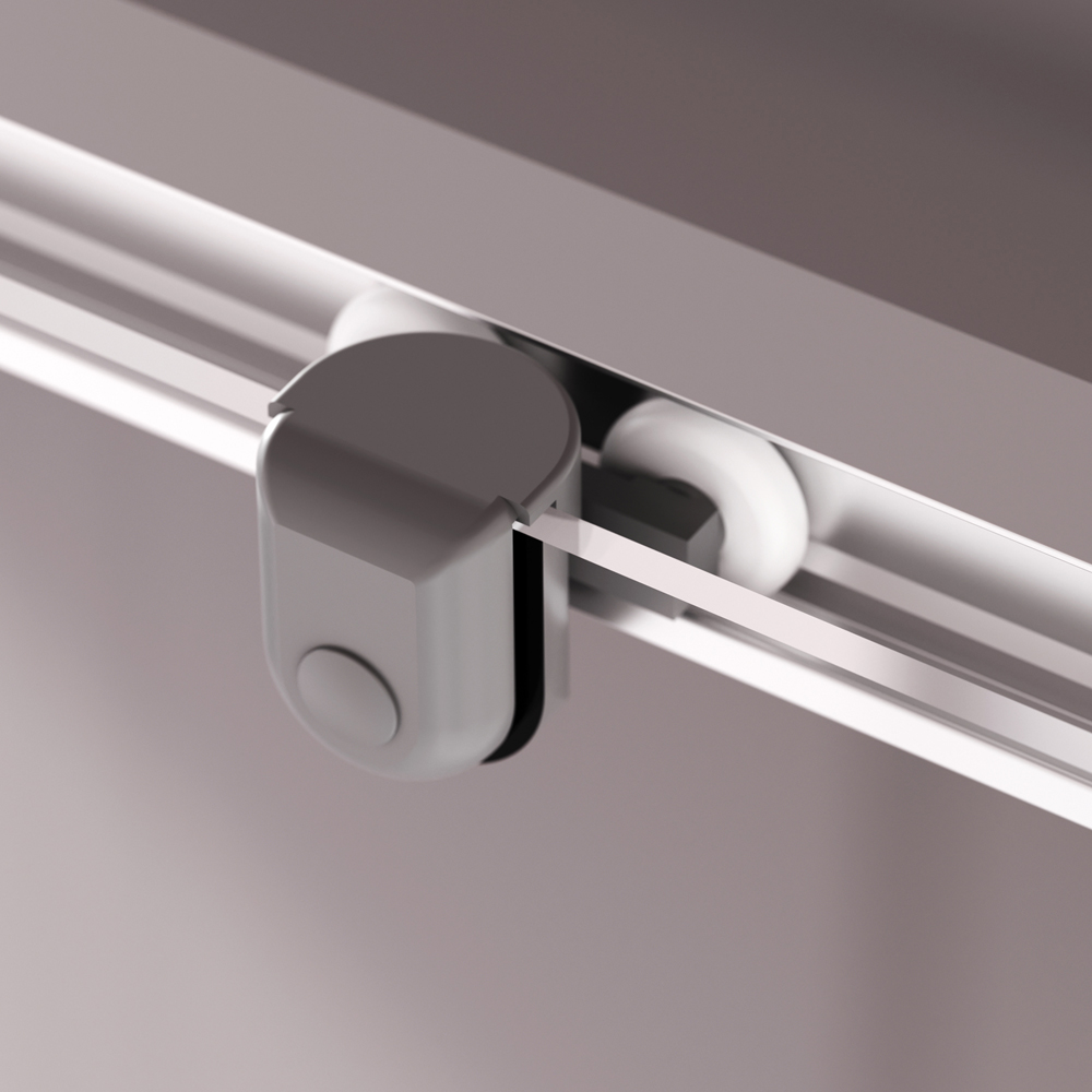 Душевая кабина 120x90 см, прямоугольная, без гидромассажа Above W9XC-403-12090MT, Хром, белый, прозрачное