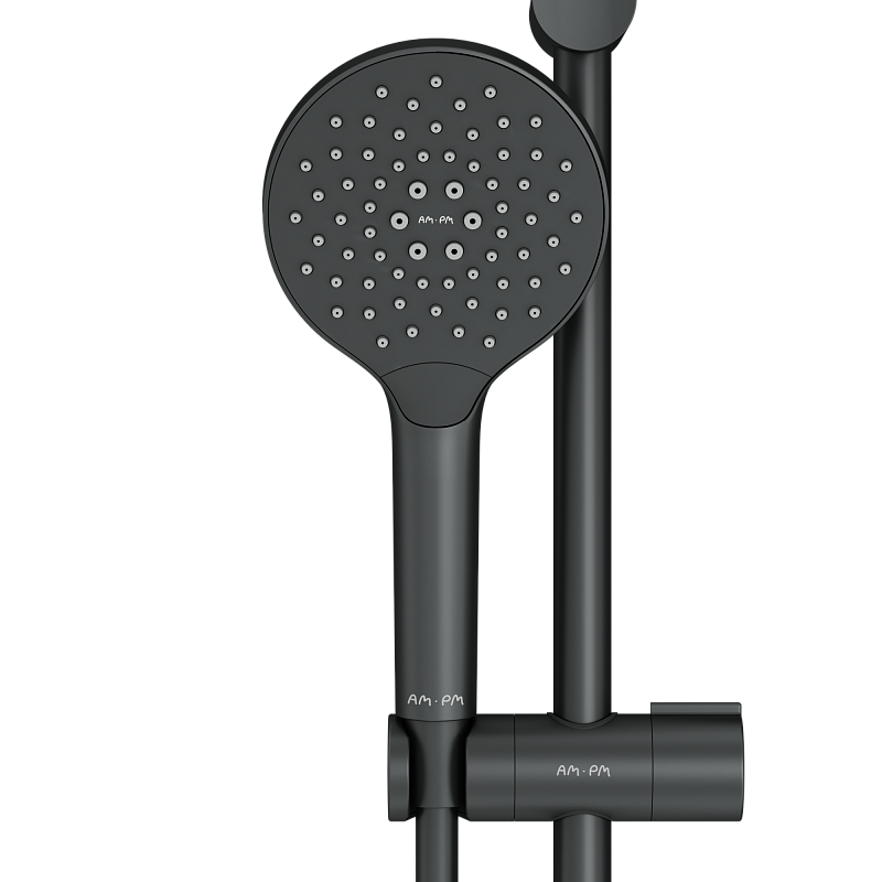 Душевой гарнитур AM.PM Like F0180022 держатель, шланг, лейка 3 режима, черный
