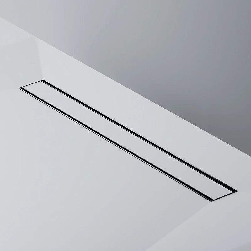 Душевой трап (лоток) 70 AM.PM PrimeFlow W02SC-U11-070-04BM комбинированный затвор с черной матовой решеткой под плитку