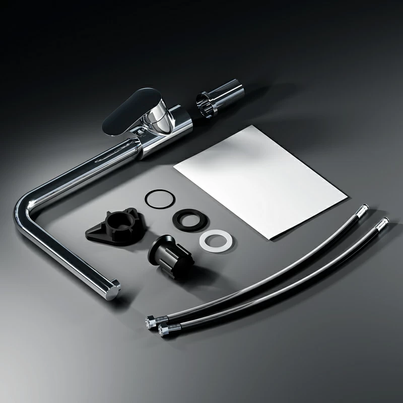 Смеситель для кухни AM.PM Like F8005000 высокий, хром