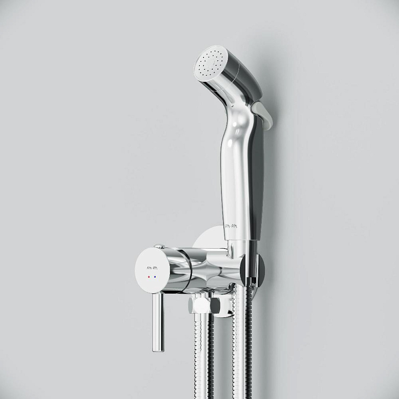 Гигиенический душ со смесителем AM.PM Above F0H9X000 хром встраиваемый