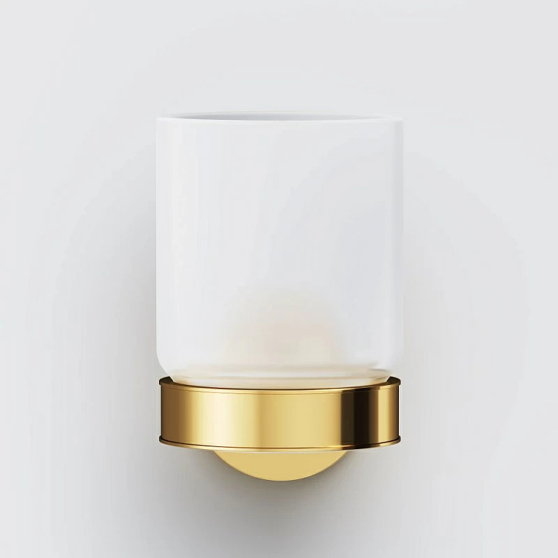 Стакан для зубных щеток настенный AM.PM X-Joy A85A34399 стеклянный, золото