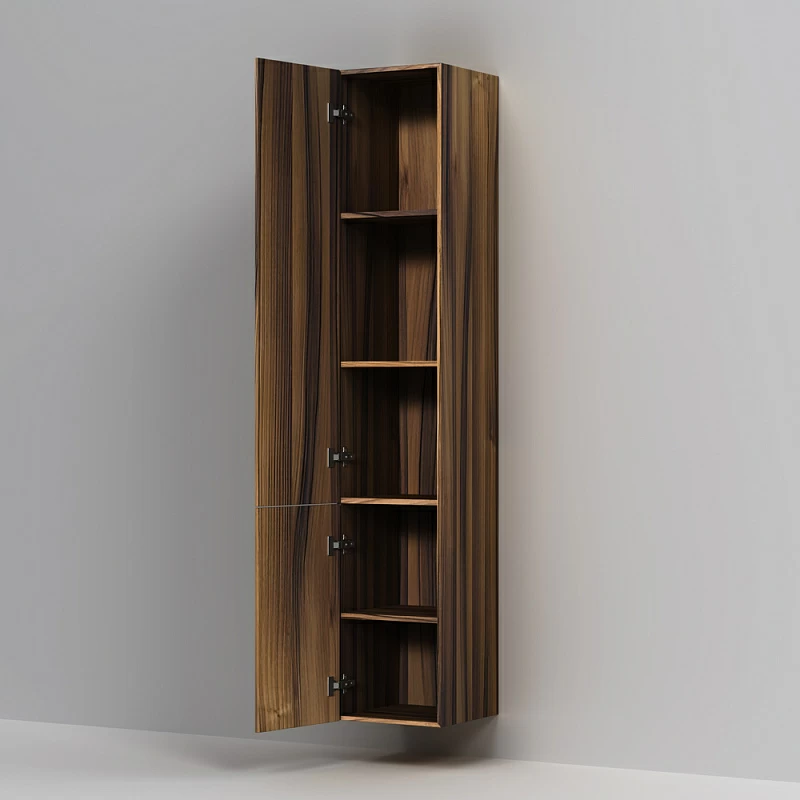 Шкаф-пенал для ванной 30 AM.PM Gem M90CHL0306HF навесной левый орех