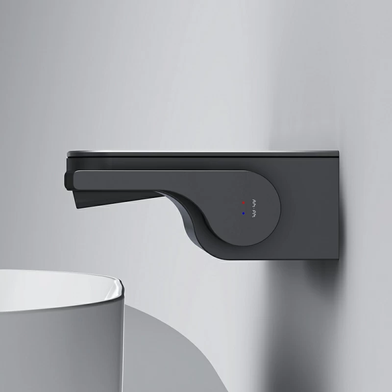 Смеситель для раковины (умывальника) AM.PM Func F8F72722 черный встраиваемый