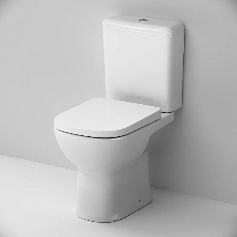 Унитаз напольный AM.PM Sunny 2.0 C85C8601SC безободковый с сиденьем микролифт, белый