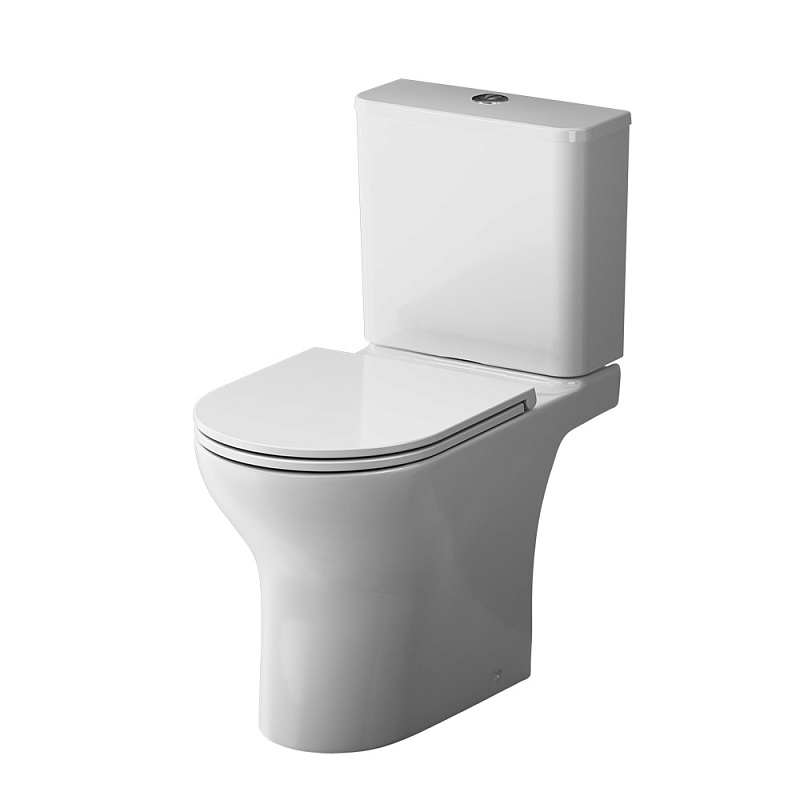 Унитаз-компакт напольный AM.PM Fresh C8B8900LMSC торнадо безободковый с сиденьем микролифт, белый