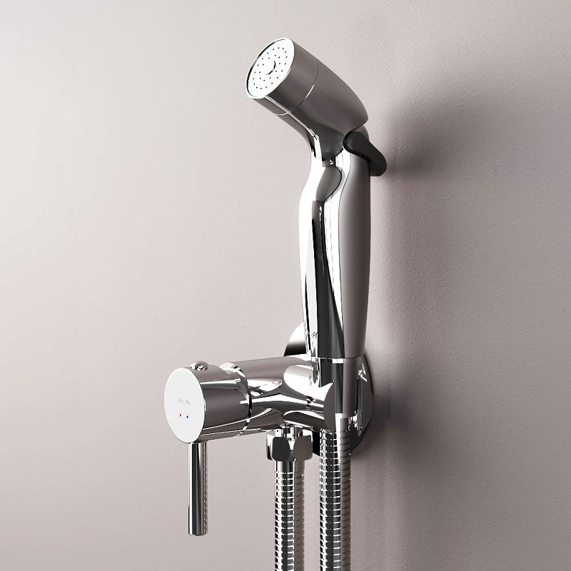 Гигиенический душ со смесителем AM.PM Above F0H9X000 хром встраиваемый