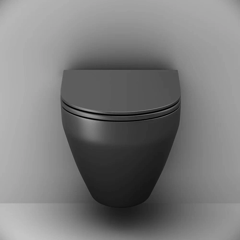 Унитаз подвесной безободковый с инсталляцией AM.PM Spirit V2.0 IS49051.701700MB сиденьем микролифт, хром пневм. клавишей