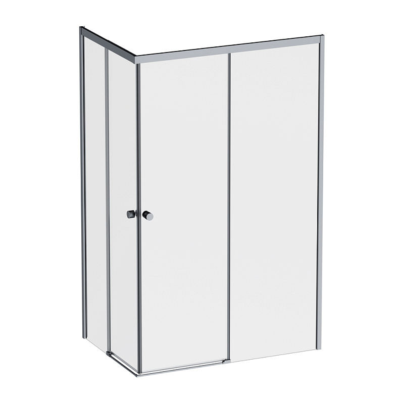 Душевое ограждение без поддона 90x120 AM.PM X-Joy W94G-403-120290-BT1K профиль черный матовый