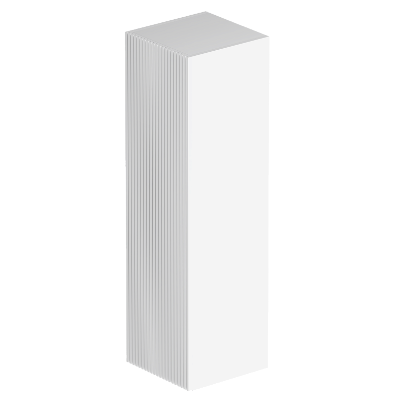 Шкаф-пенал для ванной 30 AM.PM Struktura M9SCHR0306WMVS навесной, белый матовый