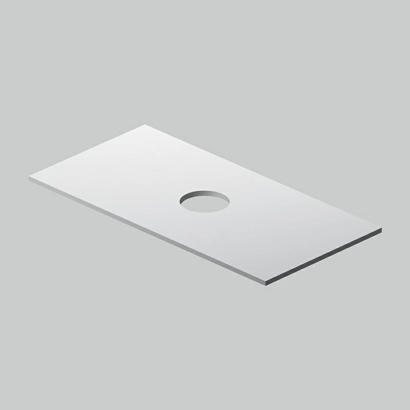 Столешница в ванную под раковину 100 AM.PM Func M8FST1001WG белый глянец