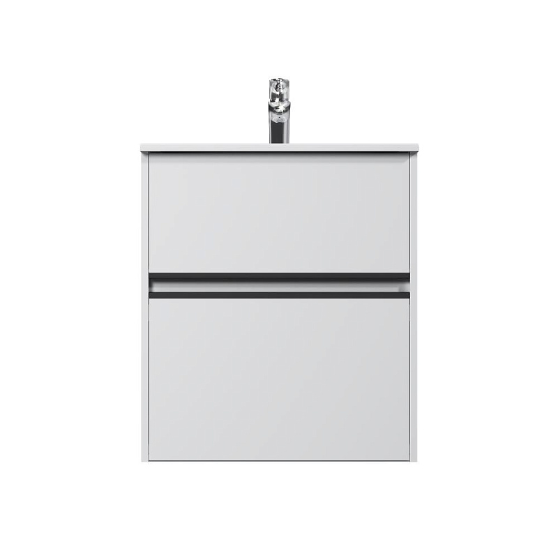 Тумба под раковину 60 AM.PM Sense M7BFUX0602WG подвесная/напольная на ножках, белый глянец