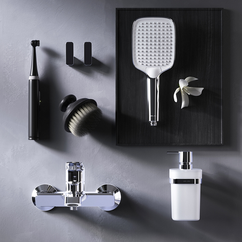 Смеситель для ванны и душа AM.PM Func F8F10000 хром