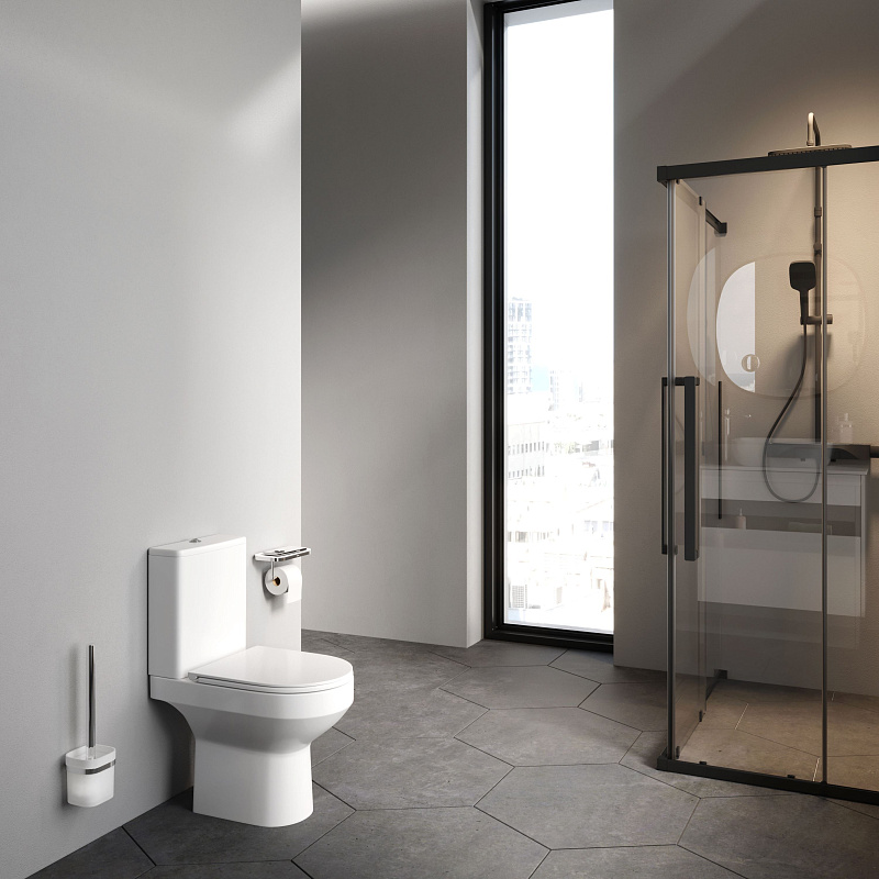 Унитаз напольный AM.PM Spirit 2.0 C708600WH безободковый без сиденья