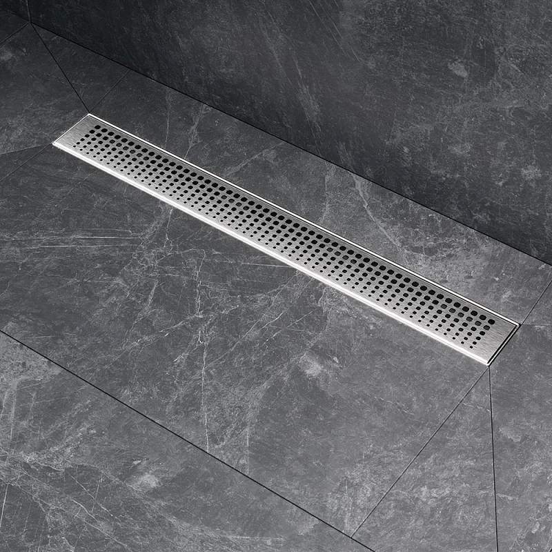 Душевой трап (лоток) 60 AM.PM MasterFlow W01SC-P11-060-01SB комбинированный затвор со стальной матовой решеткой