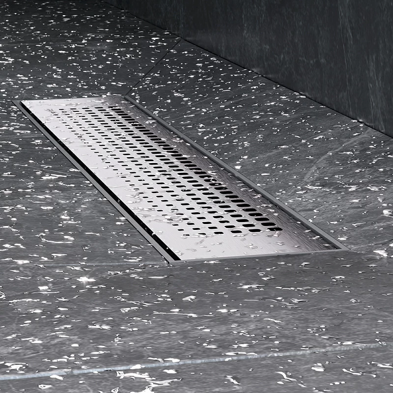 Душевой трап (лоток) 40 AM.PM PrimeFlow W02SC-P11-040-01SB комбинированный затвор со стальной матовой решеткой