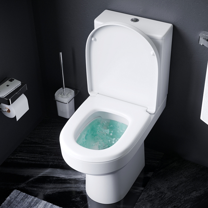 Унитаз напольный AM.PM Spirit 2.0 C708600WH безободковый без сиденья