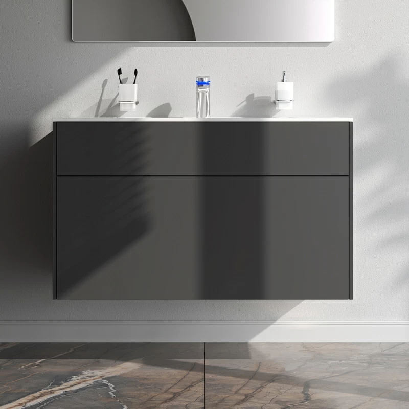 Тумба под раковину 100 AM.PM Inspire 2.0 M50AFHX1003GM подвесная графит матовый