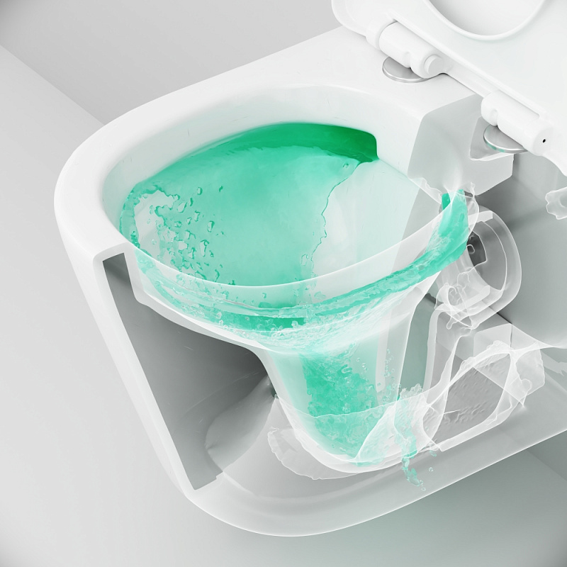 Унитаз подвесной AM.PM X-Joy C851900SC безободковый с сиденьем микролифт, белый