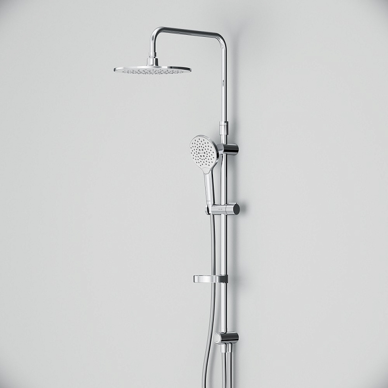 Душевая система AM.PM Like F0780064 стойка с тропическим душем, хром