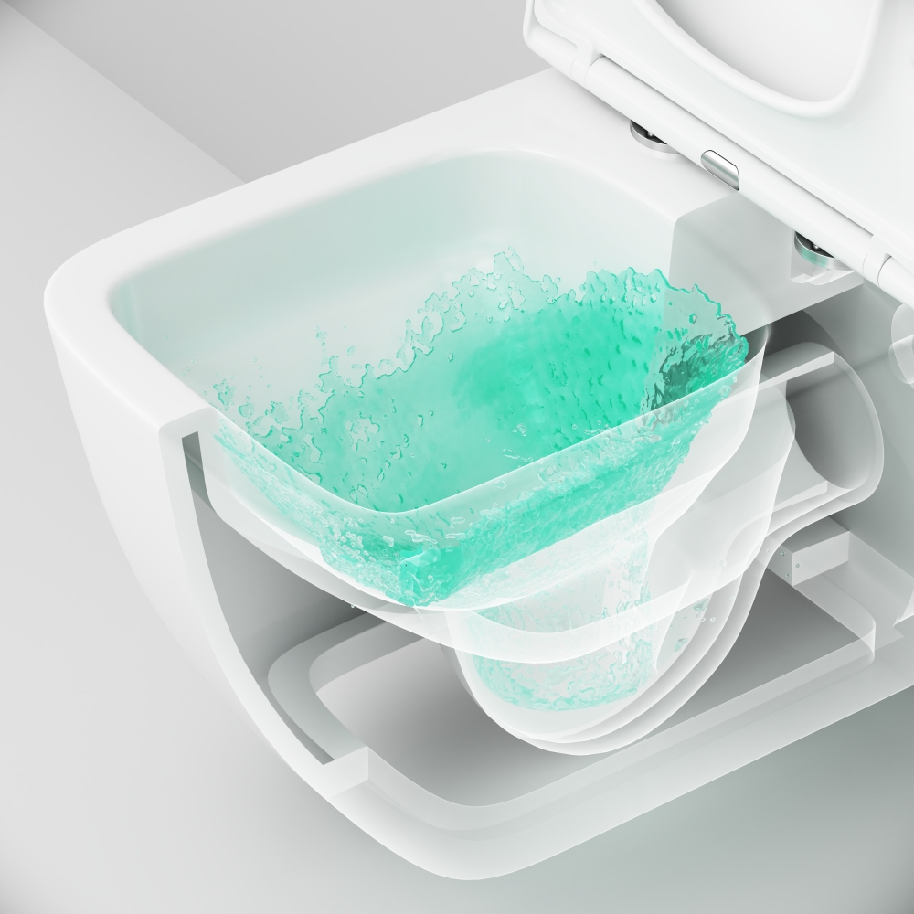 Унитаз подвесной Aquaspin с сиденьем микролифт Gem C901901SC, Белый