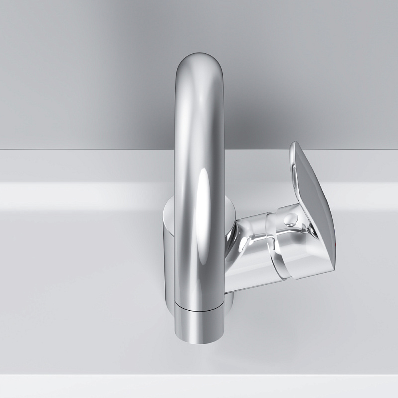 Смеситель для раковины (умывальника) AM.PM Like F8002700 с поворотным изливом, хром