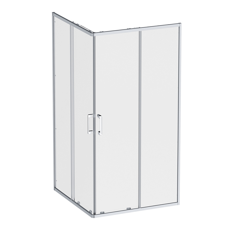 Душевое ограждение без поддона 100x100 AM.PM Above W9XG-403-100100-MT профиль серебристый