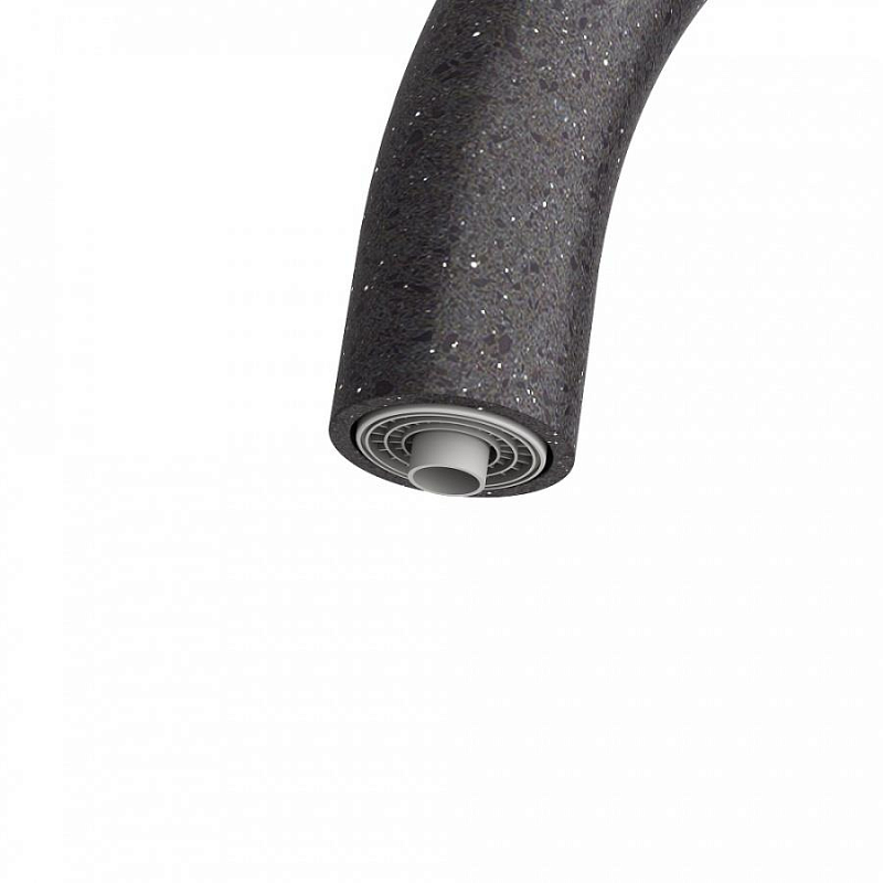 Смеситель для кухни AM.PM Like F8007S22 высокий с каналом питьевой воды, черный + фильтр для воды