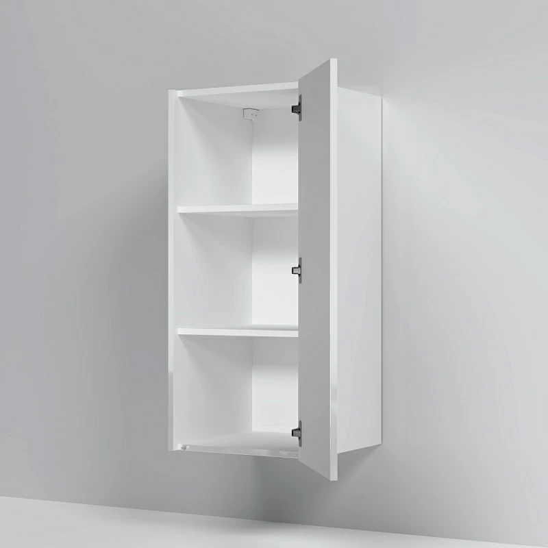 Шкаф с полками 40 AM.PM Func M8FCH04029WG правый белый глянец