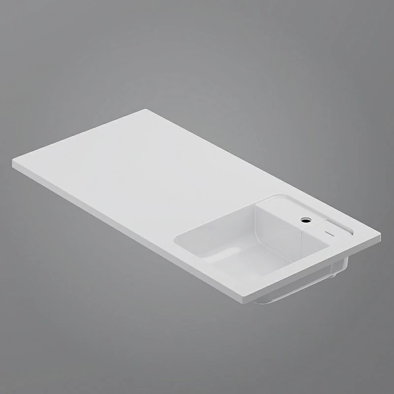 Раковина мебельная 100 AM.PM X-Joy M85AWPR1001WG над стиральной машиной, правая, белая