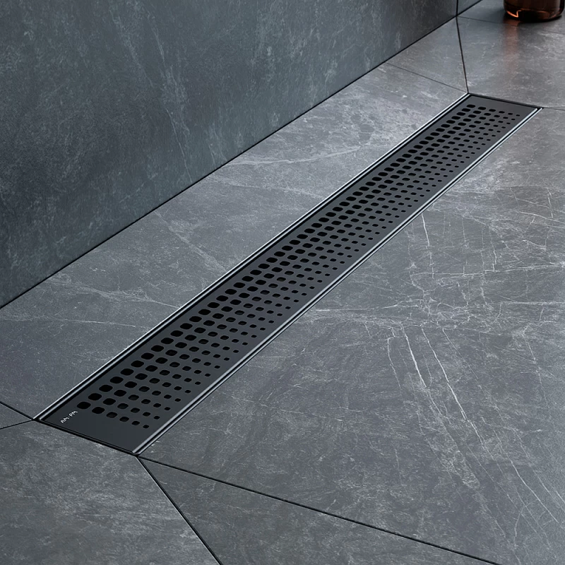 Душевой трап (лоток) 60 AM.PM MasterFlow W01SC-P11-060-01BM комбинированный затвор с черной матовой решеткой