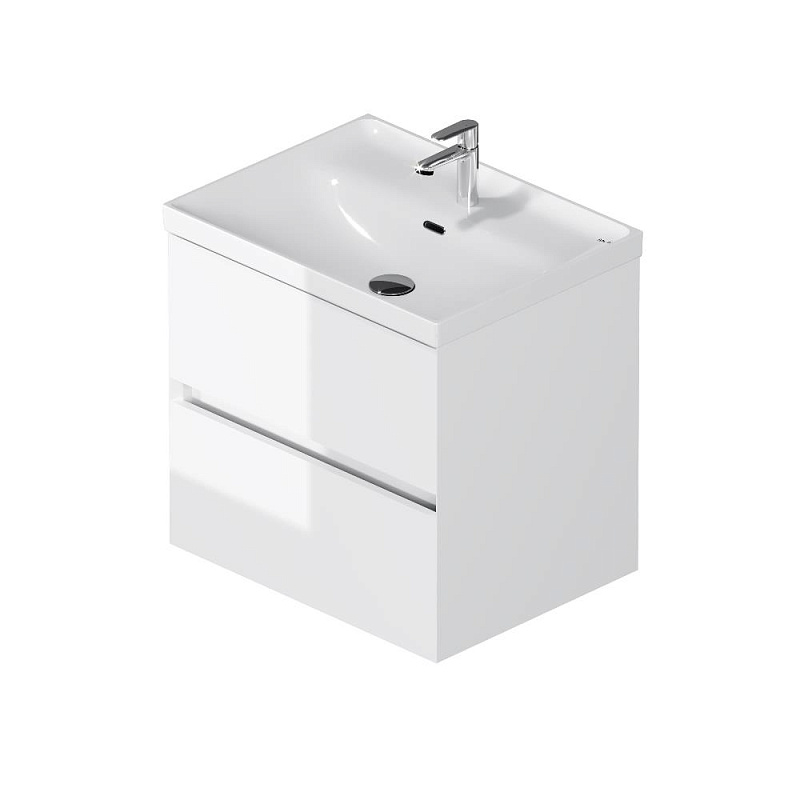 Тумба с раковиной 60 AM.PM Above M9X-FHX0602WG-WCC0600WG подвесная белая глянцевая