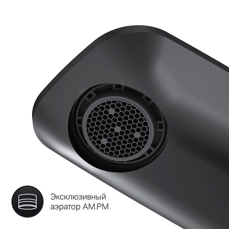 Смеситель для раковины (умывальника) AM.PM Inspire 2.0 F50A02322 сенсорный, черный