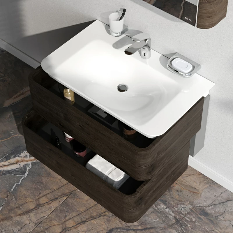 Тумба под раковину 80 AM.PM Sensation M30FHX0802TF табачный дуб