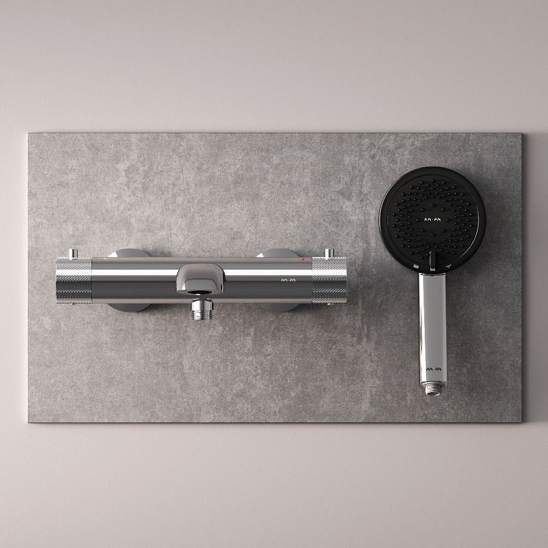 Смеситель для ванны и душа AM.PM Libre F6050000 термостат хром