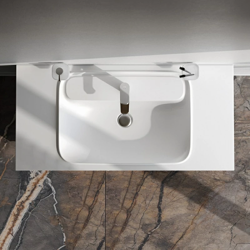 Тумба под раковину 100 AM.PM Func M8FFUX1002WM белая матовая