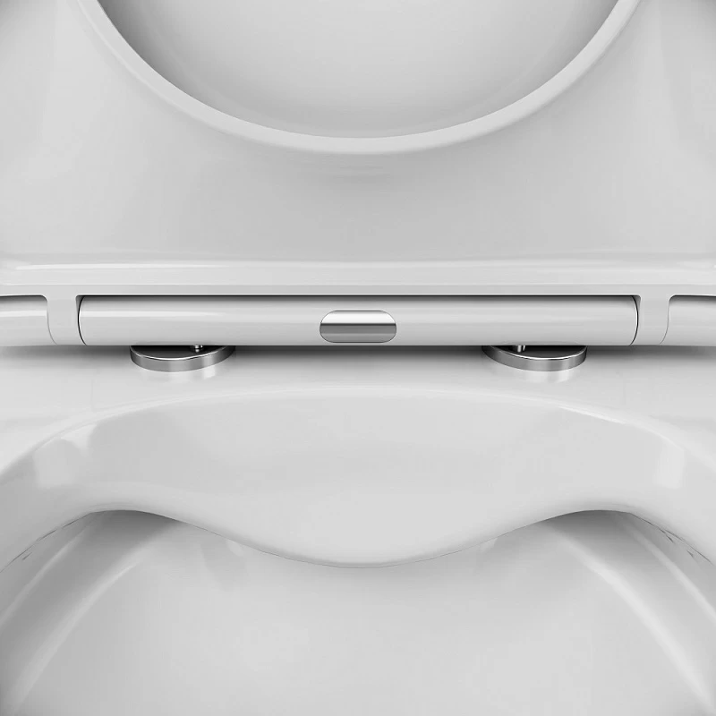 Унитаз напольный AM.PM Func C8F8600SC безободковый с сиденьем микролифт, белый