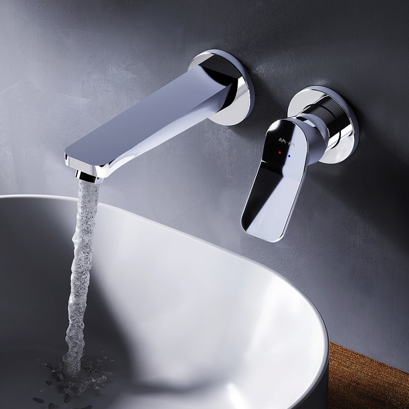 Смеситель для раковины (умывальника) AM.PM X-Joy F85A72600 хром встраиваемый