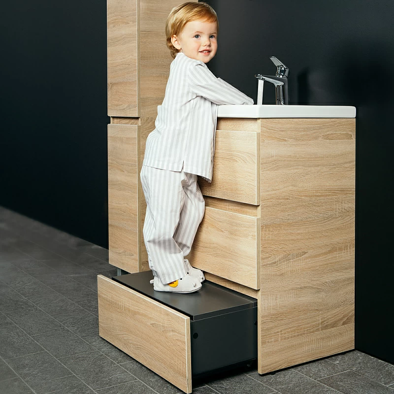 Тумба под раковину 75 AM.PM Gem S M91FSX0752OF напольная под дерево светлый дуб