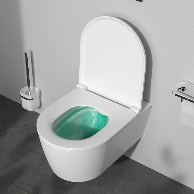 Унитаз подвесной AM.PM Func C8F1701SC (глубина 54 см) безободковый с сиденьем микролифт, белый