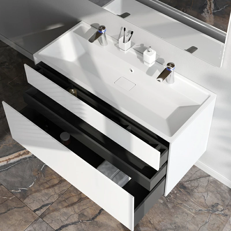 Тумба под раковину 120 AM.PM Inspire 2.0 M50AFHX1203WM подвесная белая матовая