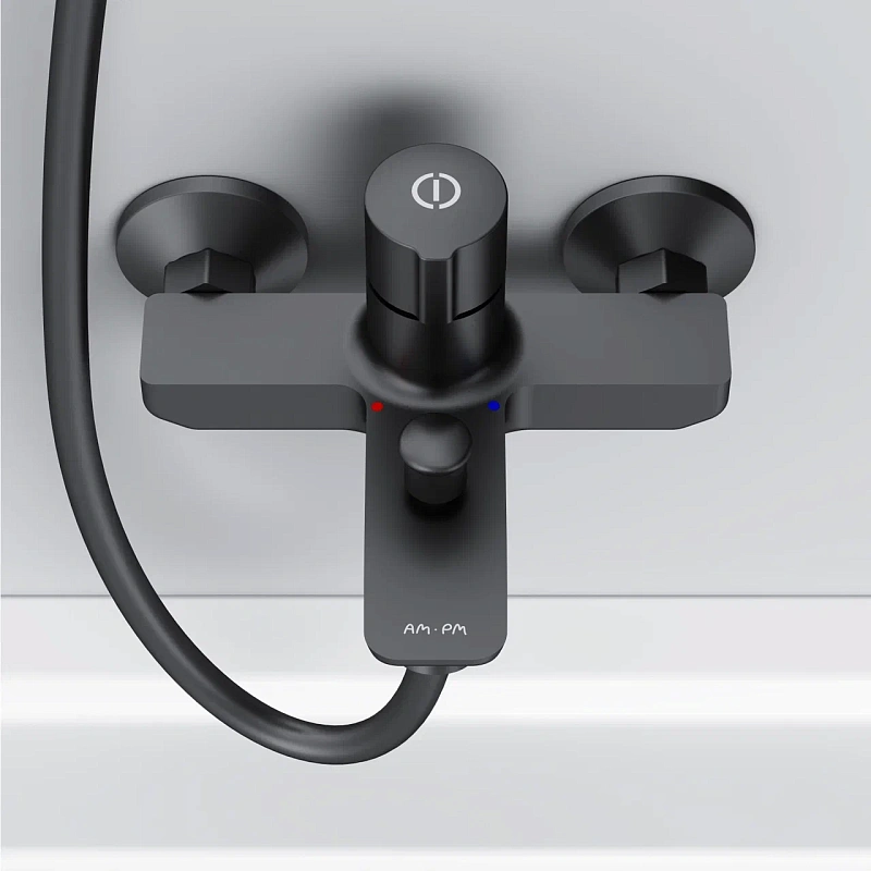 Смеситель для ванны и душа AM.PM X-Joy F85A10522 черный