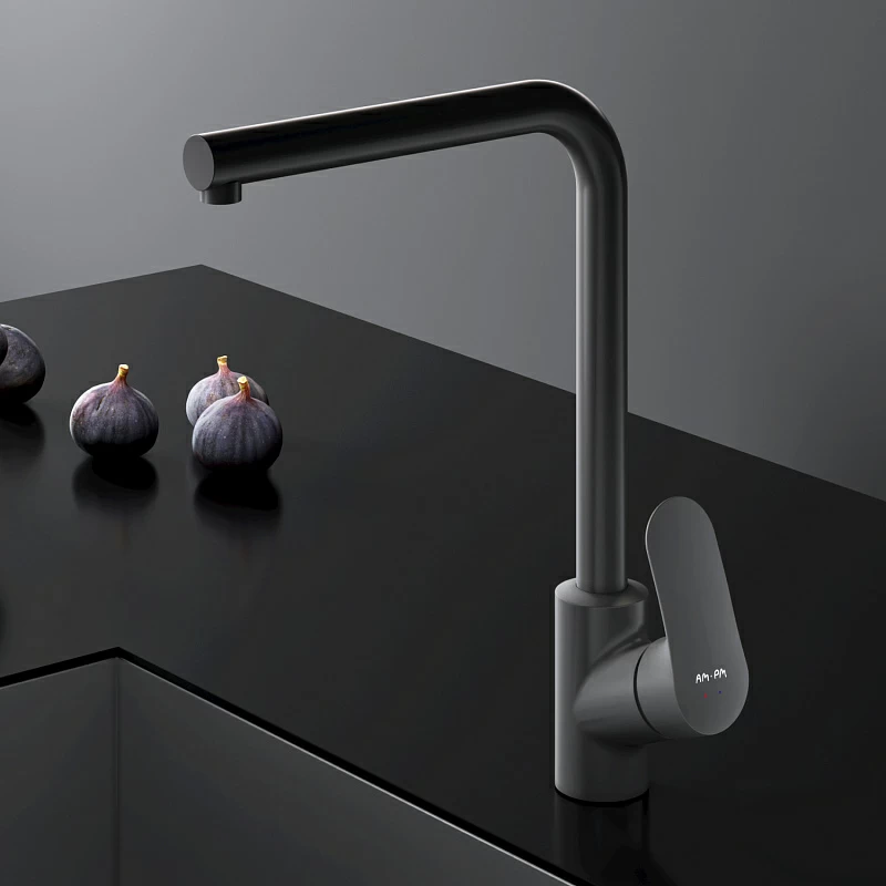 Смеситель для кухни AM.PM Like F8005022 высокий, черный